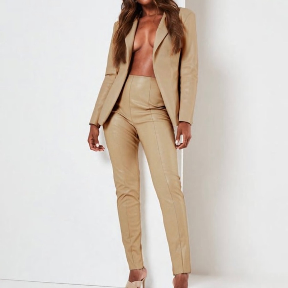 Beautiful faux leather pants from Misguided US! Brand new with tags.
